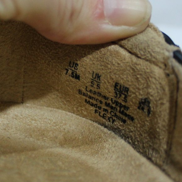 Naturalizer Flexy Black Leather Flats sz 7.5 - Picture 8 of 9